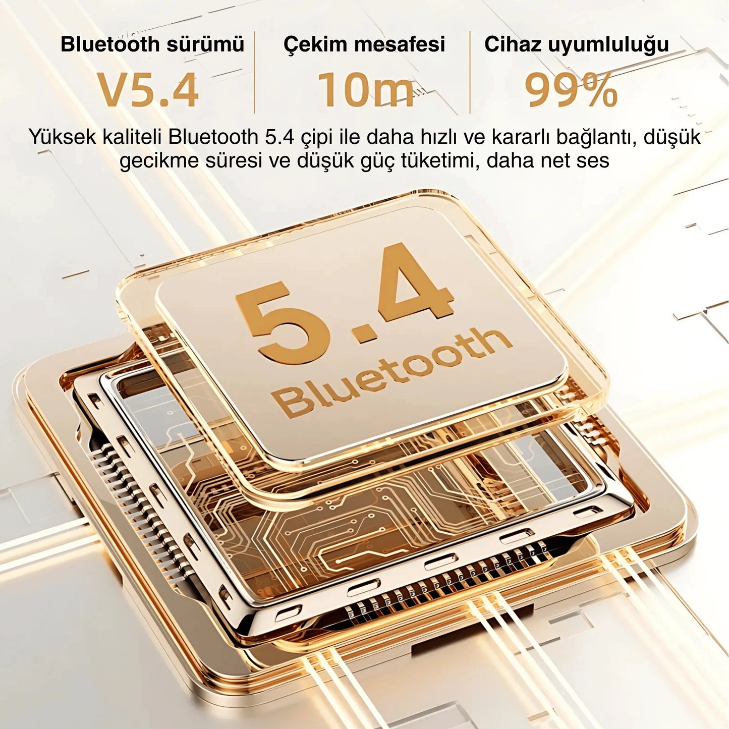 Ezliva Mini Gürültü Makinesi BEYAZ | Yastık Altı Kemik İletimli Bluetooth Hoparlör + Uyku Yardımcısı + Zamanlayıcı
