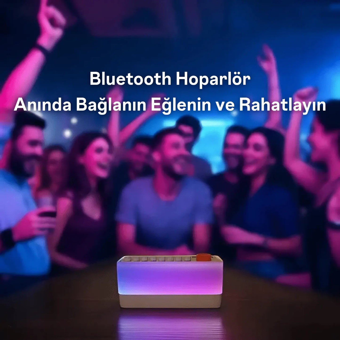 Ezliva Uyku Uzmanı Ultra Beyaz Gürültü Cihazı - Doğa Sesleri - Bluetooth Hoparlör - Gece Lambası Hepsi Bir Arada