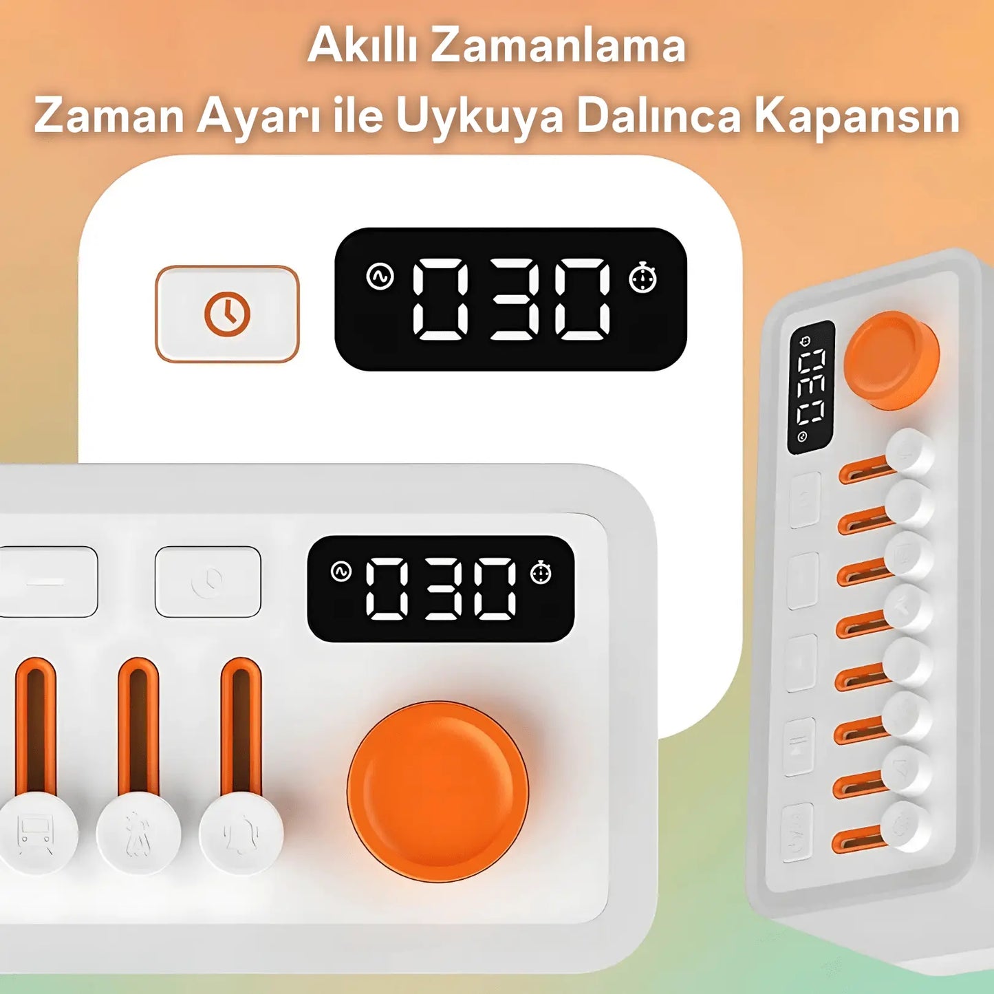 Ezliva Uyku Uzmanı Ultra Beyaz Gürültü Cihazı - Doğa Sesleri - Bluetooth Hoparlör - Gece Lambası Hepsi Bir Arada